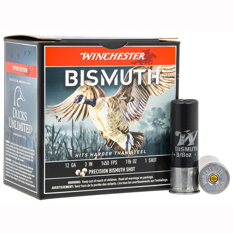 Winchester 12ga 3\&quot; #1 Bismuth 1-3/8oz Shells Case of 250 SWB1231