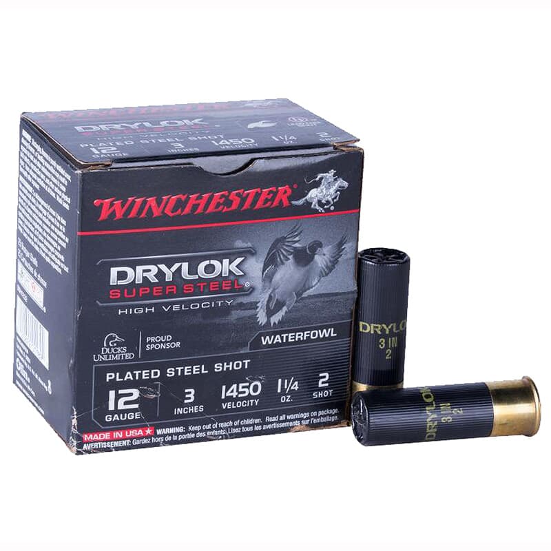Winchester 12ga 3\&quot; BB Drylok Super Steel Magnum 1-1/4oz Shells Case of 250 XSV123BB