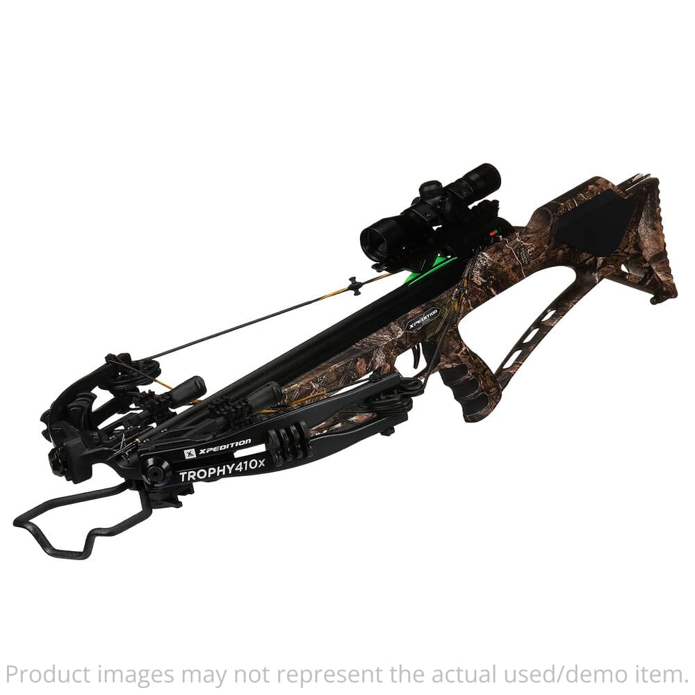 Xpedition Archery USED Trophy410X Mossy Oak Country DNA Crossbow XACW1003 - Excellent Condition UA5752